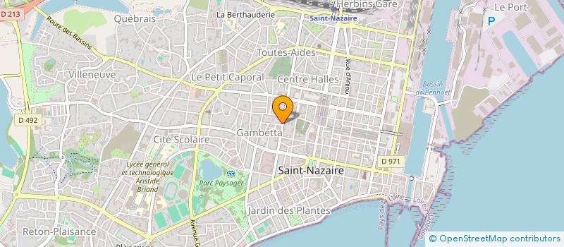 localisation de l'entreprise EURL HERVY à SAINT-NAZAIRE
