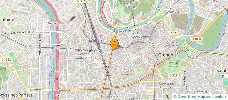 localisation de l'entreprise EURL HESPO à GRENOBLE