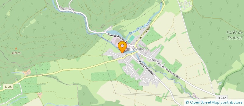 localisation de l'entreprise EURL HINTERMAYR DAVID  ZINSWILLER