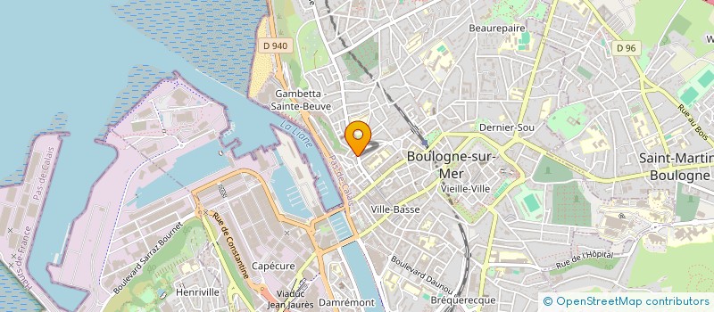 localisation de l'entreprise EURL HIP HOP AND CO  BOULOGNE-SUR-MER