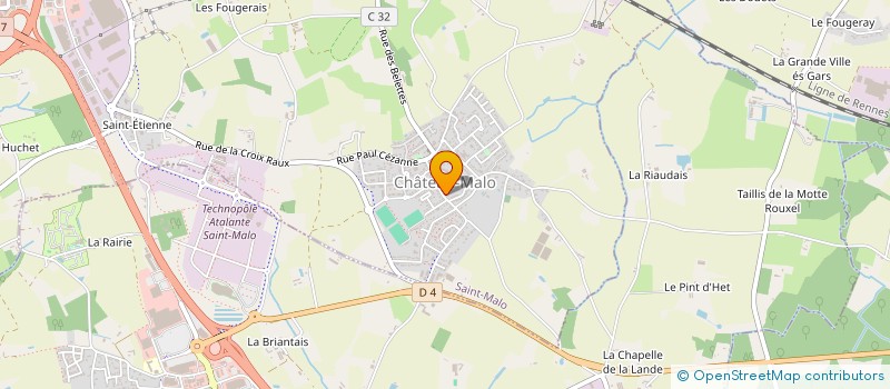 localisation de l'entreprise EURL HIREL  SAINT-MALO