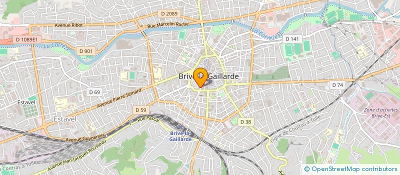 localisation de l'entreprise EURL HISTOIRE DE CLE  BRIVE-LA-GAILLARDE