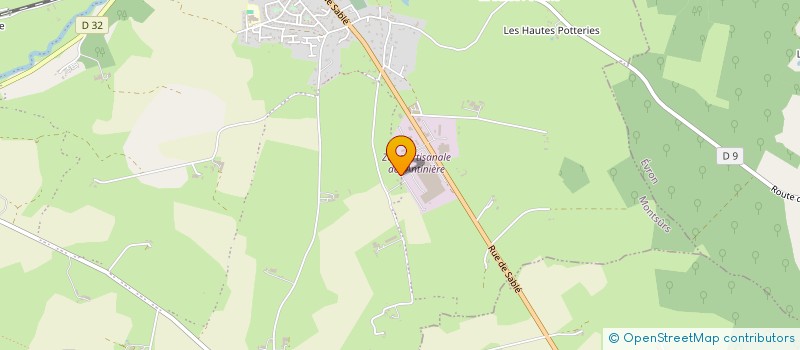 localisation de l'entreprise EURL HIVELEC MONTSURS  MONTSURS