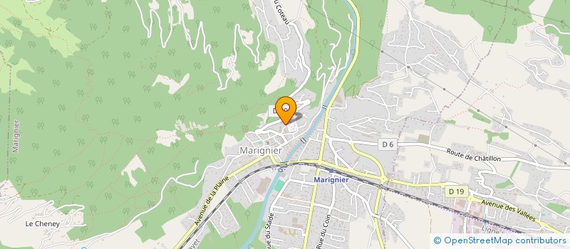 localisation de l'entreprise EURL HK TECHNIK PLAQUISTE  MARIGNIER