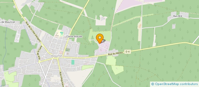 localisation de l'entreprise EURL HM AUTO  HOURTIN