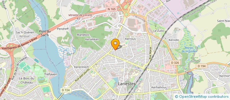 localisation de l'entreprise EURL HOARAU  LANESTER