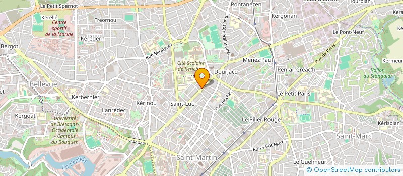 localisation de l'entreprise EURL HOBBY CYCLES  BREST