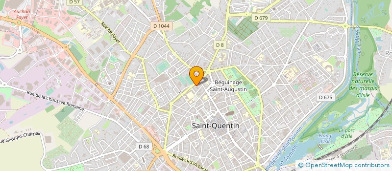 localisation de l'entreprise EURL HOLDING CAPELLE à SAINT-QUENTIN
