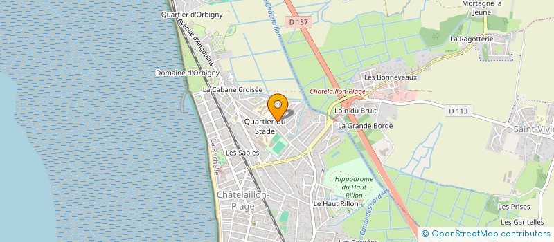 localisation de l'entreprise EURL HOLDING ROMBAUT à CHATELAILLON-PLAGE