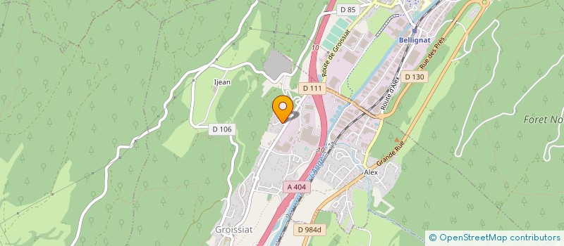 localisation de l'entreprise EURL HOME CONSTRUCTIONS à GROISSIAT