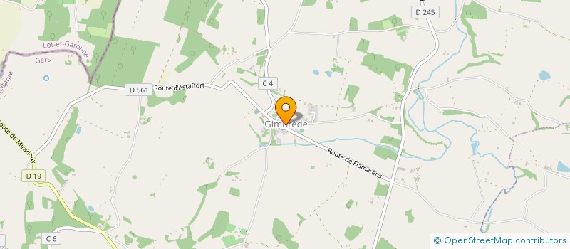 localisation de l'entreprise EURL HOME ENERGIE  MIRADOUX