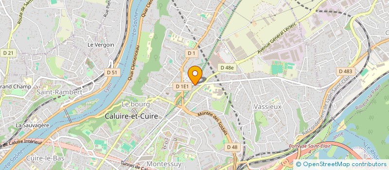 localisation de l'entreprise EURL HOREL à CALUIRE-ET-CUIRE