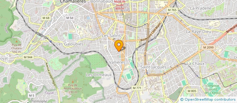 localisation de l'entreprise EURL HORIZON  CLERMONT-FERRAND