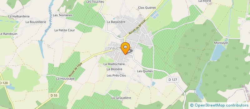 localisation de l'entreprise EURL HORREAU THIERRY à BRISSAC LOIRE AUBANCE