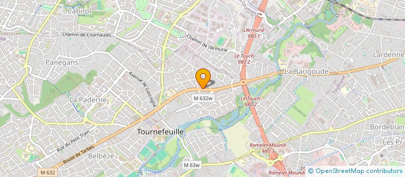localisation de l'entreprise EURL HORTENCE à TOURNEFEUILLE