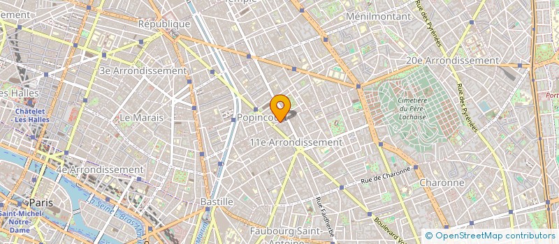 localisation de l'entreprise EURL HORTENSIA  PARIS