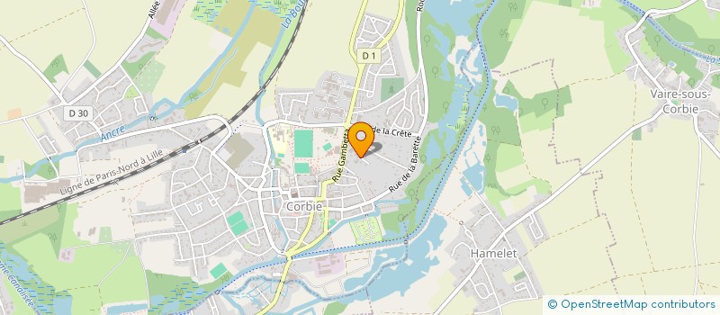localisation de l'entreprise EURL HOUBART DENIS à CORBIE
