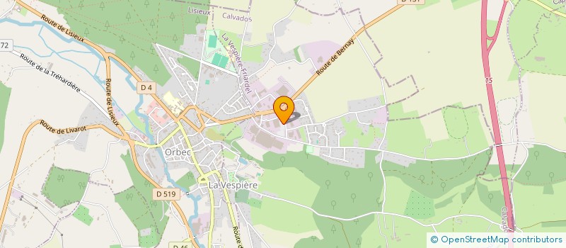 localisation de l'entreprise EURL HOYER  LA VESPIERE-FRIARDEL