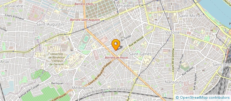 localisation de l'entreprise EURL HP DETECTIVES à BORDEAUX