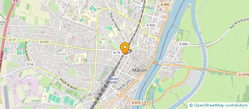 localisation de l'entreprise EURL HUDELEY DIET à MACON