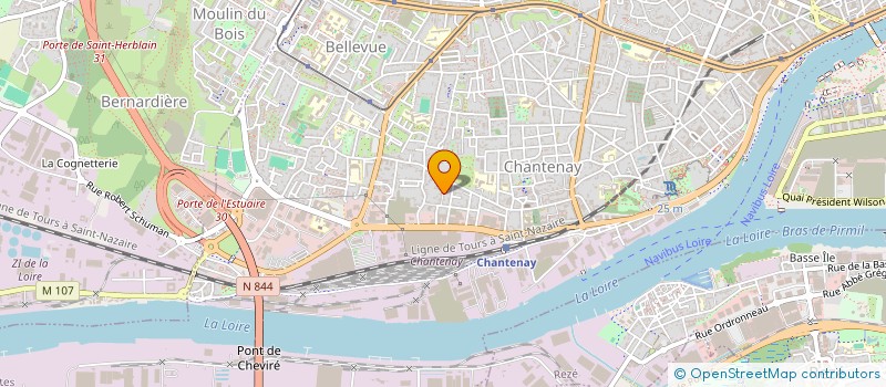localisation de l'entreprise EURL HUET  NANTES