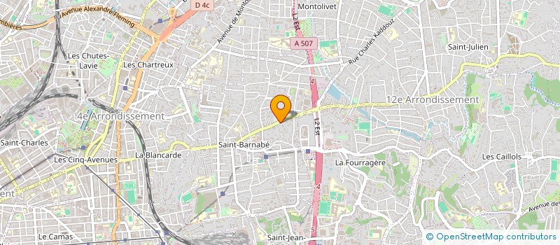 localisation de l'entreprise EURL HUGUES CHAPERT à MARSEILLE