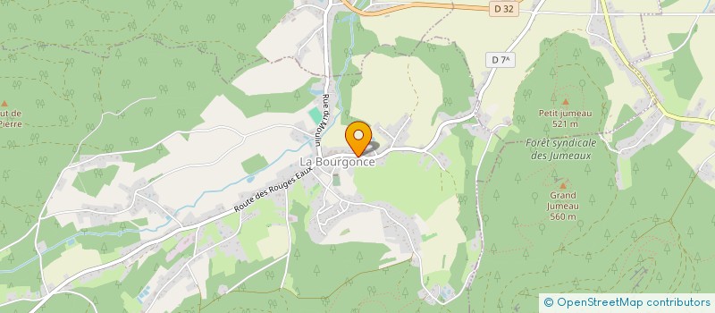 localisation de l'entreprise EURL HUIN ARNAUD DENIS JEAN FERNAND AGRICULTURE  LA BOURGONCE