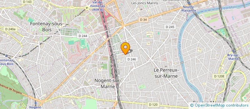 localisation de l'entreprise EURL HUMAN EFFICIENCE à LE PERREUX-SUR-MARNE