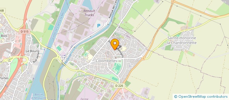 localisation de l'entreprise EURL HUMBERT  COLOMBELLES