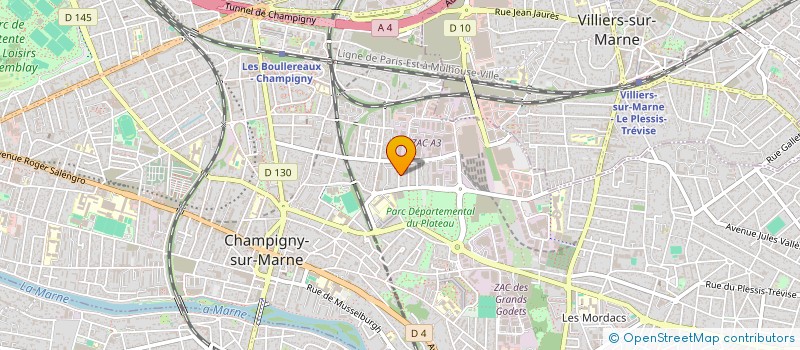 localisation de l'entreprise EURL HUSSAIN BROTHERS  CHAMPIGNY-SUR-MARNE