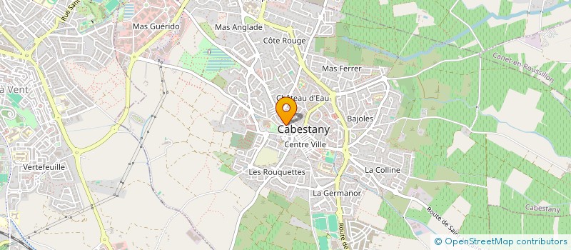 localisation de l'entreprise EURL HYGIENE PLANETE 66 à CABESTANY