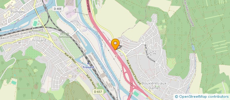 localisation de l'entreprise EURL I 2 X  BOUXIERES-AUX-DAMES