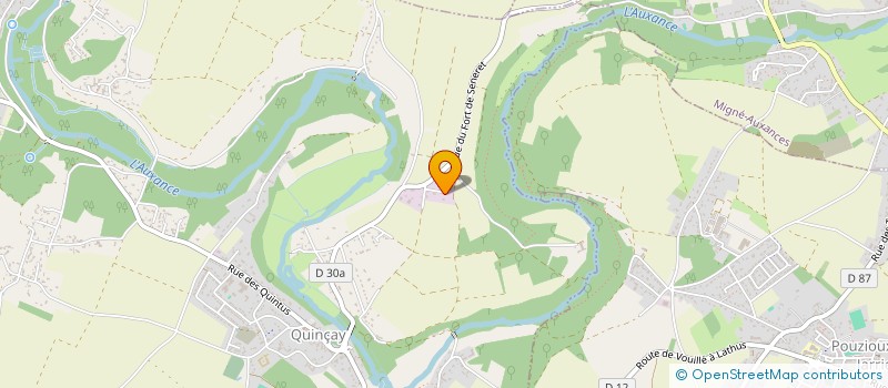 localisation de l'entreprise EURL I DECO 86  QUINCAY