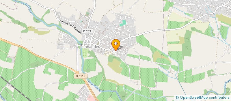 localisation de l'entreprise EURL @ I.M.S. à PENNAUTIER