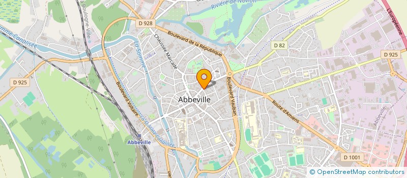 localisation de l'entreprise EURL IDEO VOYAGES à ABBEVILLE