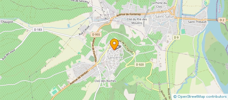 localisation de l'entreprise EURL IMAGES ET MOTS à SANCERRE