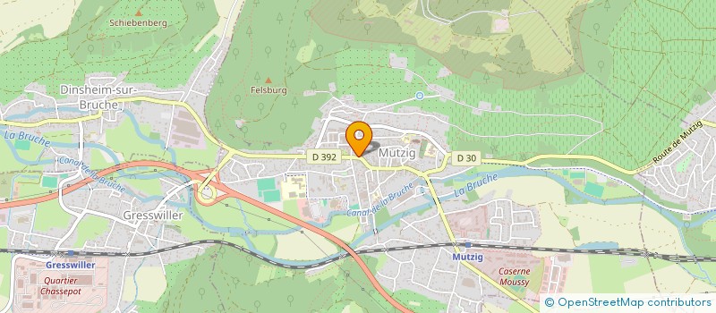 localisation de l'entreprise EURL IMAGINE  MUTZIG