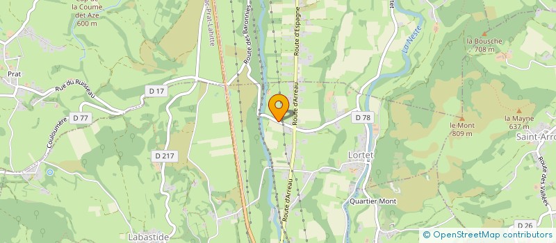 localisation de l'entreprise EURL IMMO  LORTET