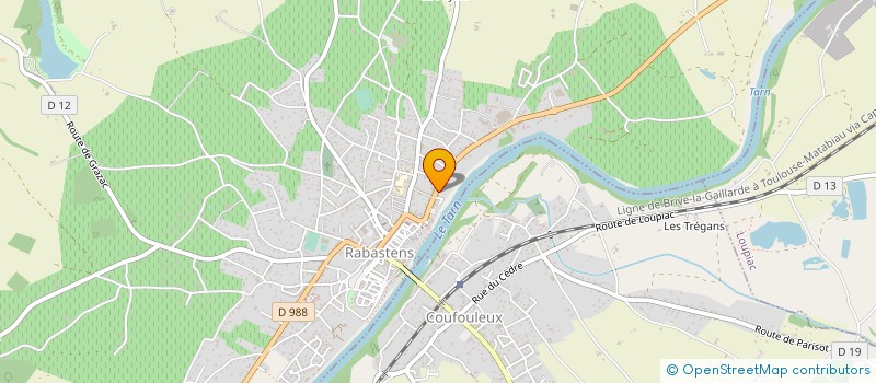 localisation de l'entreprise EURL IMPRIMERIE RABASTINOISE à RABASTENS