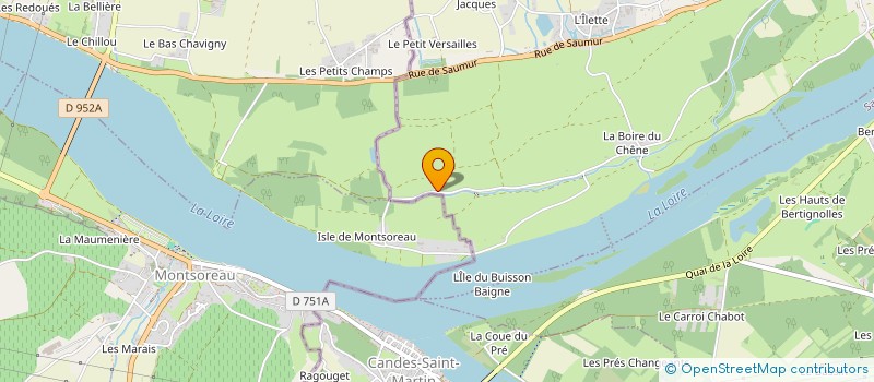 localisation de l'entreprise EURL INFRASOLS à CHOUZE-SUR-LOIRE