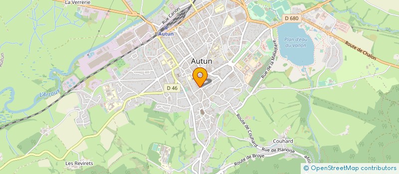 localisation de l'entreprise EURL INGRID BIGOT à AUTUN
