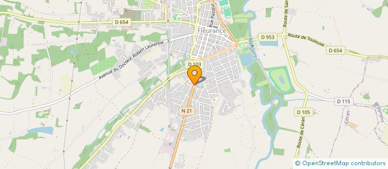 localisation de l'entreprise EURL INNOVEA SOLUTIONS  FLEURANCE