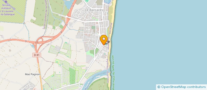 localisation de l'entreprise EURL INSTAN'ZEN  LE BARCARES