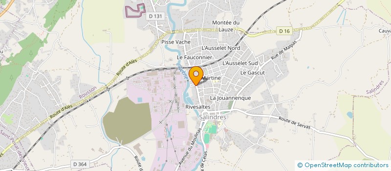 localisation de l'entreprise EURL INSTINC'TIFS  SALINDRES