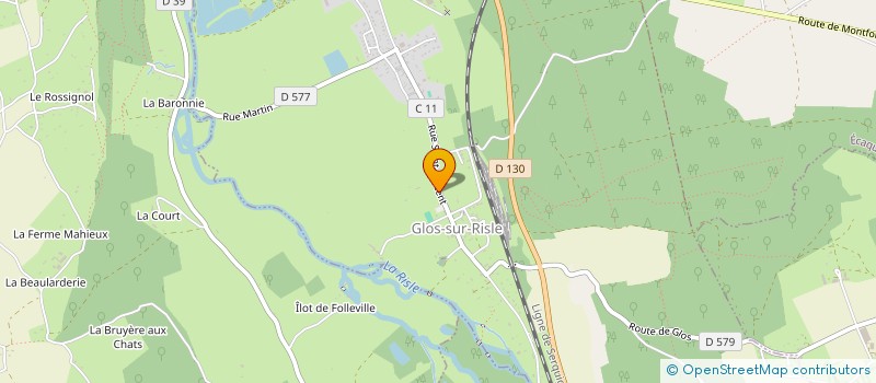 localisation de l'entreprise EURL INTERNATIONAL AUDANT à GLOS-SUR-RISLE