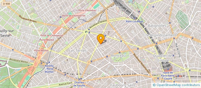 localisation de l'entreprise EURL INTERNATIONAL COMMUNICATION SERVICE  PARIS