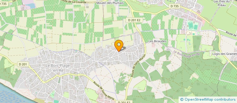 localisation de l'entreprise EURL IPARRALDEAN  SAINTE-MARIE-DE-RE