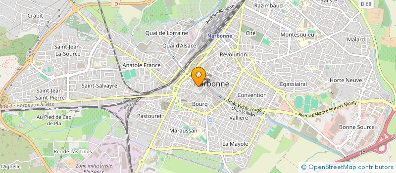 localisation de l'entreprise EURL IPEC  NARBONNE