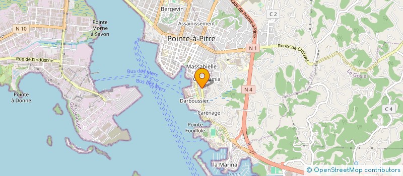 localisation de l'entreprise EURL IRENE REGINA à POINTE-A-PITRE