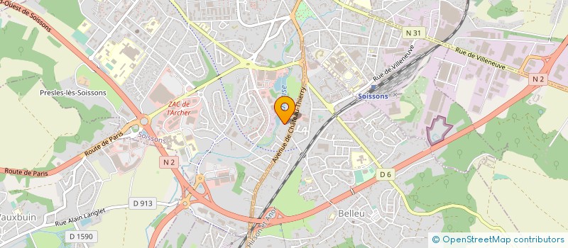 localisation de l'entreprise EURL ISA'PRESSING à BELLEU